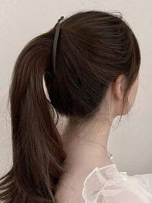 1/2 Stylish Fish-Shaped Banana High Ponytail Clip, Casual All-Season Hair Accessory, Multi-Purpose Hair Clip For Women's Daily Use. - Multicolor - View 3