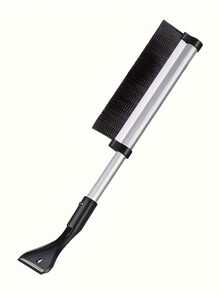 2in1 Telescoping Multi-Function Snow Shovel Brush - Extendable Handle With Ergonomic Grip, Heavy-Duty Ice Removal Tool For Car/Window/Driveway/Roof, Compact Portable Winter Essential - A - View 10