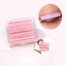 300pcs Eyelash Lift Pads, Pink & White Eyelash Lifting Rod Covers, Disposable Eyelash Tape, Eyelash Lifting Makeup Tools - Multicolor - View 7