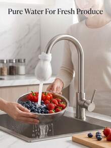 20/60/100 buah Kartrid Filter Keran, Kapas Penyaring Serat Halus Ultra, Penyaringan Sedimen Anti-Percikan, Dengan Pengait dan Perekat Tetap, Selongsong Filter Pemurni Air Kompak, Cocok Untuk Wastafel Dapur, Wastafel Kamar Mandi, Keran Rumah - View 6