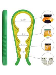 Vyslejah Bottle Opener Tool, Suitable For Weak Hands, Elderly With Arthritis, 5-In-1 Multi-Function Bottle Opener Cap Opener For Arthritis Hands, Non-Slip Rubber Grip Pad - Multi-color - View 8