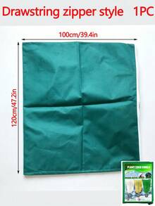 1pc Large White Plastic Plant Cover, Plant Insulation Cover With Zipper And Drawstring - Fruit Trees, Shrubs, Potted Plants Frost Protection Bag, Reusable Winter Plant Jacket, Winter Plant Care | Drawstring Closure Cover, Wind And Rain Protection Cover, Plant Protection Cover, Also Anti-Insect And Anti-Bird - [Zipper/Drawstring Lock Style] - View 22