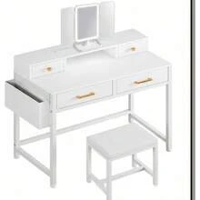 Vanities & Vanity Benches - White - View 11