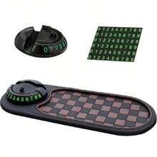 360° Rotating Military Grade Car Anti-Slip Mat - Universal Phone Holder, Hidden Parking Permit Clip, Heat Resistant Dashboard Organizer Tray, Can Hold Keys/Phone/Navigation, Silicone Non-Slip Pad, Strong Grip, No Residue, Durable Car Interior Accessory - A - View 17