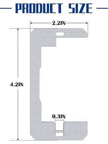 5/2/1pc Wall Plate Spacers, Power Outlet Spacers, Outlet Repair, Metal Flush Mounting Plates For Power Outlet Repair, Fix Loose Outlets And Electrical Boxes, Rust-Resistant, Wear-Resistant, Durable, Suitable For Indoor And Outdoor Use, Can Be Used With Switches, Outlets And Other Wall-Mounted Electrical Equipment. Whether In Home, Office Or Spaces With Power Outlets, These Spacers Provide A Perfect Fit - A - View 8