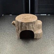 1pc Creative Tree Hollow Pet Hideout / Landscape Nest / Climbing Pet Hideout / Reptile & Hamster House / Pet Cage Decoration Accessory - one-size - View 5