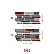 Realistic Stone Pattern On 3D Wall Panels, With A Three-Dimensional Texture Of 9.69 "* 4.72", Flexible Vinyl Tile Decals, And Self-Adhesive Interior Decoration For Kitchens, Bathrooms, And Corridors - B - View 15