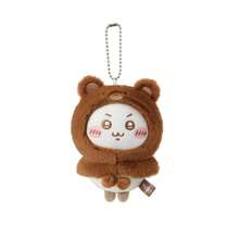 Miniso Series Fluffy Season Bear Hood Plush Key Charm, Cute Anime Character Plush Pendant, Bag Decor Accessory,  Usagi Hachiware Optional(1pc) - Multicolor - View 11