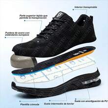 Men Work & Utility Shoes - Black - View 2