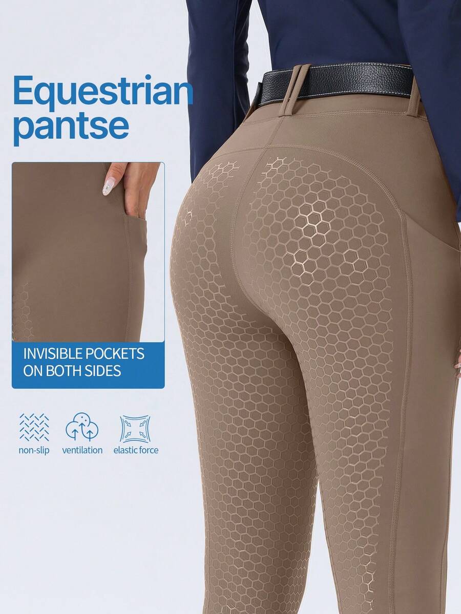 ROYALS MATTINI Women's Riding Pants With Pocket, Horse Riding Pants, Equestrian Riding Pants, Full Seat Silicone Riding Pants, Horse Riding Tight Pants Fall Sports