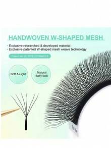 1pc C/D Curl Automatic Fan Pre-Made Lash Clusters 8-15mm Natural Soft Lightweight False Eyelash Clusters Single Cluster - View 9