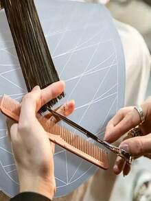 1. Jubah Silikon Besar untuk Ekstensi Rambut, Syal Leher Anti-Rambut Patah untuk Potong Rambut, Untuk Pengeritingan Rambut - Hitam - View 6
