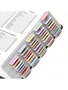 Unisex Bible Tabs, 75 Pieces, Pink Bible Tabs, Bible Book Tabs, Bible Study Tabs, Bible Index Tabs, Bible Learning Supplies, Perfect Gift - Bible Label - View 6