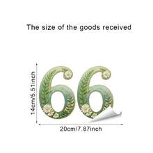 1pc 0-9 Number Trash Can Stickers, Suitable For Door Number, Gift Box Number, Various Occasions, Table, Glass, Plastic, Bottle, Cup, Beverage Bottle Stickers, Trash Can Numbering - Digital Stickers - View 14