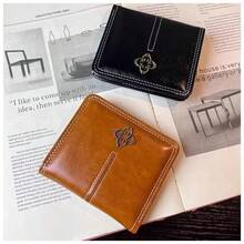 2026 New Summer Women's Short Trifold Small Wallet European & American Vintage Coin Purse Compact Cross-Border Handbag - Multicolor - View 5