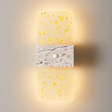 Modern Crystal Motion Sensor Wall Lamp, LED Smart Sensor Acrylic Wall Light, Wireless LED Wall Lamp, Battery-Powered Night Light, Adjustable Color Temperature And Brightness, Suitable For Hallways, Bathrooms, Bedrooms, Home Decoration, Living Room - Square Multicolor - View 8