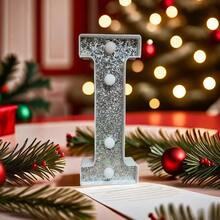 21cm/8.27in Silver Letter Light Home Decor, Wedding Birthday Party Proposal Decoration Letter & Number Light, Girls Dorm Room Decoration Light, Letter Light Sign - Warm white light - View 41