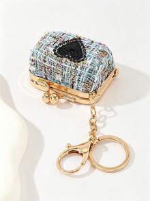 Mini Coin Purse, Portable Hanging Pouch, Exquisite Buckle Design Anti-Loss And Durable, Suitable For Commuting, Shopping Or Dating Use - Multicolor - View 19