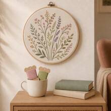 5 Colors 5 Pieces Wool Embroidery Thread, 50m Per Piece, 250m Total, Wool Handmade Embroidery Thread, DIY Needlework Craft, 6 Color Combinations Available - Multicolor - View 4