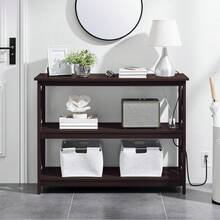 Sofa & Console Tables - Coffee Brown - View 6