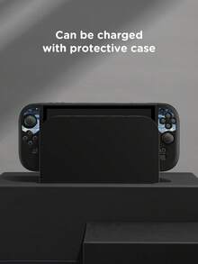 Ayotu Oil Painting Black Cat & Starry Sky Pattern Protective Case, Compatible With Switch, Compatible With New Switch 2 (2025)/Switch NS/Switch OLED, Can Be Installed On Dock Without Removing Protective Case, Universal Game Controller Protective Cover, Switch Game Accessories, Anti-Drop, Anti-Slip, Anti-Scratch, Fashionable And Beautiful, Suitable For Autumn/Christmas/Back To School/Winter And Other Occasions. - View 8