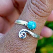 Women's Bohemian Style Adjustable Ring, Unique Fashion Accessory, Suitable For Multiple Occasions And Gifting - Silver - View 1