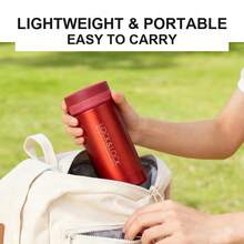 Bình nước giữ nhiệt chân không LocknLock LHC560 bằng thép không gỉ dáng slim 300ML, cốc du lịch cầm tay kèm bộ lọc trà, nắp cách nhiệt 3 lớp, đế chống trượt, dùng cho ô tô, ngoài trời và công sở - A - Xem 5