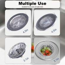 100pcs Disposable Mesh Bags, Suitable For Sink Strainers, Kitchen Sink Strainers, Prevent Clogging, Disposable Mesh Bags Compatible With Most Sink Strainer Sizes, Kitchen Tools, Kitchen Accessories, Suitable For Kitchen, Sink Drain Filter, Kitchen Essentials, Bathroom Accessories, Sink Draining Rack, Kitchen Supplies, Kitchen Essentials - A - View 8