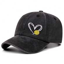 1pc Pickleball Embroidered Baseball Cap Unisex Outdoor Sports Game Casual Sun Protection Duck Bill Dad Hat - Multicolor - View 7