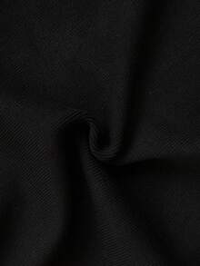 French Style Lace Trim Long Sleeve Knit Sweater Women Autumn/Winter Design Heart Button Slim Fit Inner Layer Base Layer Short Top - Black - View 11