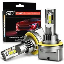 S&D H15 Canbus LED燈泡適用於Golf 7遠光車頭燈、DRL日行燈，汽車燈具 6000K 20000LM - A - 查看 1