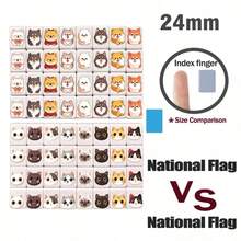 Mini TK64+1 Beach Escape Mahjong Game, Popular Game, Patterned Flag Battle Ball, Casual Party Time 2-Player Game, Party Activity Prop Gift - Multi-color - View 9