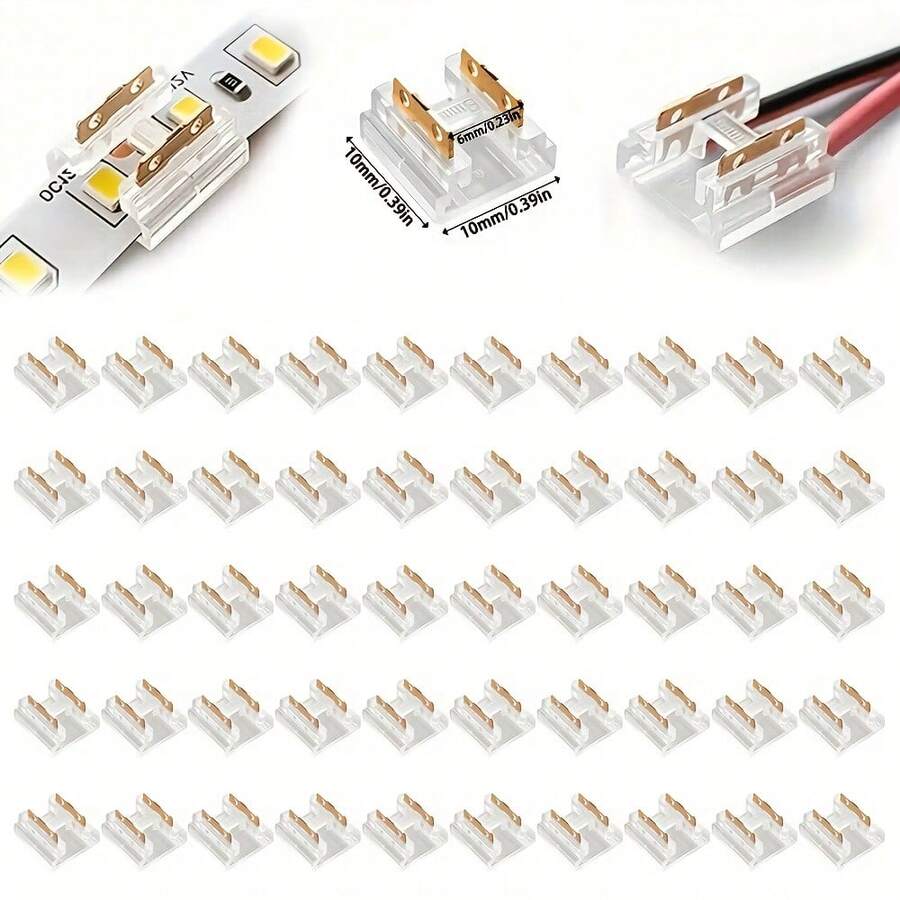 Connector, A Gift For Your Boyfriend - 50Pcs-sHY2P-8mm - View 1