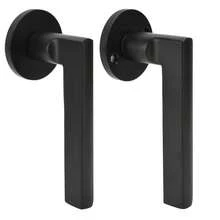 Indoor Black Door Handle (Lock Body And Lock Cylinder Not Included), Built-In Spring To Prevent Sagging, Home Door Lock Hardware Tool Accessory, Comfortable Grip, Easy Installation, Christmas/Autumn/Halloween Decoration, Suitable For Other Locks - Black - View 6