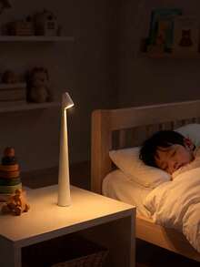 Rechargeable Cordless Table Lamp - Portable Bedside Light With 3-Level Touch Dimming & Long Battery Life, Nordic Minimalist LED Desk Lamp For Bedroom, Home Office, Living Room; Dimmable Decor Light 1800mAh - Multicolor - View 2