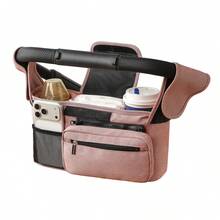 Universal Stroller Storage Bag With Insulated Cup Holder, Detachable Phone Pocket And Shoulder Strap, Suitable For Strollers, Sun Umbrellas And Pet Carts - Multicolor - View 10