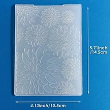 Embossing Folder, Christmas & Paw Print Mixed Pattern Textured Impressions Embossing Tool For Card Making Scrapbook Album Paper Craft Decor - Dog Paw - View 12