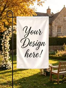 1pc Custom Garden Flag Personalized Yard Flag,Custom Photo/Text/Logo/Your Design Flag Outdoor Decor,Customizable Gift Housewarming Gift,Garden Decor,Gift For Him/Her,Christmas - Multicolor - View 8