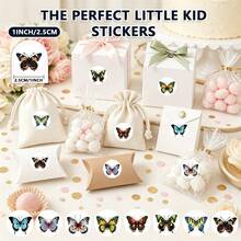 500pcs Roll Butterfly Stickers Colorful Amazing Cartoon Stationery Pencil Backpack Skateboard Decoration Stickers Teacher Training Cartoon Graffiti Label Stickers Cake Baking Envelope Gift Box Sealing Stickers For Crafts Scrapbooking Envelopes Decorative Sealing Stickers - Cartoon - View 3