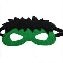 1set/6pcs New Model DIY Street Dance Mask, Felt Mask, Monochrome Eye Mask, Felt Eye Mask, Various Animal Cartoon Shaped Masks, Cartoon Shaped Masks - Multicolor - View 7