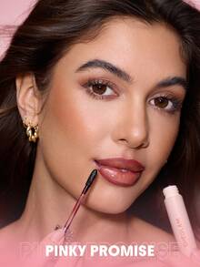 SHEGLAM [2Pcs] Fall In Line Peel Off Lip Liner Stain & Jelly Wow Tinted Lip Oil Bundle Set - Pinky Promise+Hot Shot - View 4