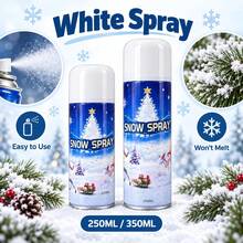 Festive Snow Spray For Tree, Window, Door Holiday Decoration, 250ml / 350ml – Non-Melting Effect - View 3