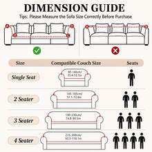 1pc Woven Skirt Style Sofa Cover, Fully Wrapped Dust-Proof Sofa Cover, High Elasticity, Strong Tensile Strength, No Deformation, Washable And Machine Washable Without Fading, Moisture Absorbing And Breathable, Suitable For All Seasons - Coffee - View 11
