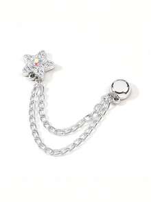 Multifunctional Metal Pant Leg Clips, Star Heart Bow Faux Pearl Design, Anti-Slip Pant Length Adjuster, Prevent Pant Hem Dragging, Suitable For Jeans, Trousers, Shirts And Cuffs, Clothing Styling Decorative Pant Leg Buckle - Multicolor - View 8