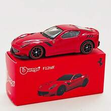 Burago 1:64 比例合金車模 Ferrari F12tdf 紅色，創意口袋車模玩具，人偶與禮品 - F12tdf-Red - 查看 4