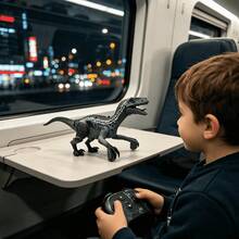 1pc/Set Remote Control Dinosaur Toy, T-Rex/Mosasaurus 3-Color Dinosaur Toy, 2.4GHz Multi-Function With Light Effects And Sound Effects, Children's Toy, Bath Toy, Educational Toy, Early Learning Toy, Holiday Gift/Party Gift - Multicolor - View 2