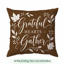 4pcs/1pc Autumn Fox & Hedgehog Animal Pattern Pillow Case, Single-Sided Print Pillow Case, Suitable For Living Room, Bedroom, Home Decor, All Season Pillow Case - Multicolor - View 16