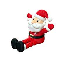 1pc Christmas Decoration, Santa Claus Desktop Figurine, Suitable For Fireplace Mantel, Windowsill, Bookshelf, Dining Table, Office Desk, Christmas Tree, Highly Attractive Holiday Photo Prop, Home Decor - Multiple Styles - View 9