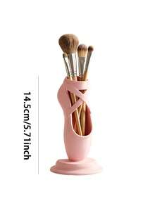Ballet Shoe Makeup Brush Holder, Aesthetic Cosmetic Storage Organizer, Elegant Shoe Shape Cosmetic Storage Cup,Decor,Gift For Ballet Lovers Girls - Multicolor - View 10