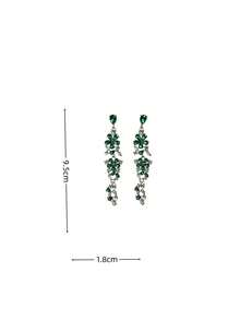 1 Pair Of Fashionable Personalities Long Style Temperament Earrings Suitable For Wedding Parties And Gift Giving ﻿ ﻿ ﻿ - Silver Purple - View 7